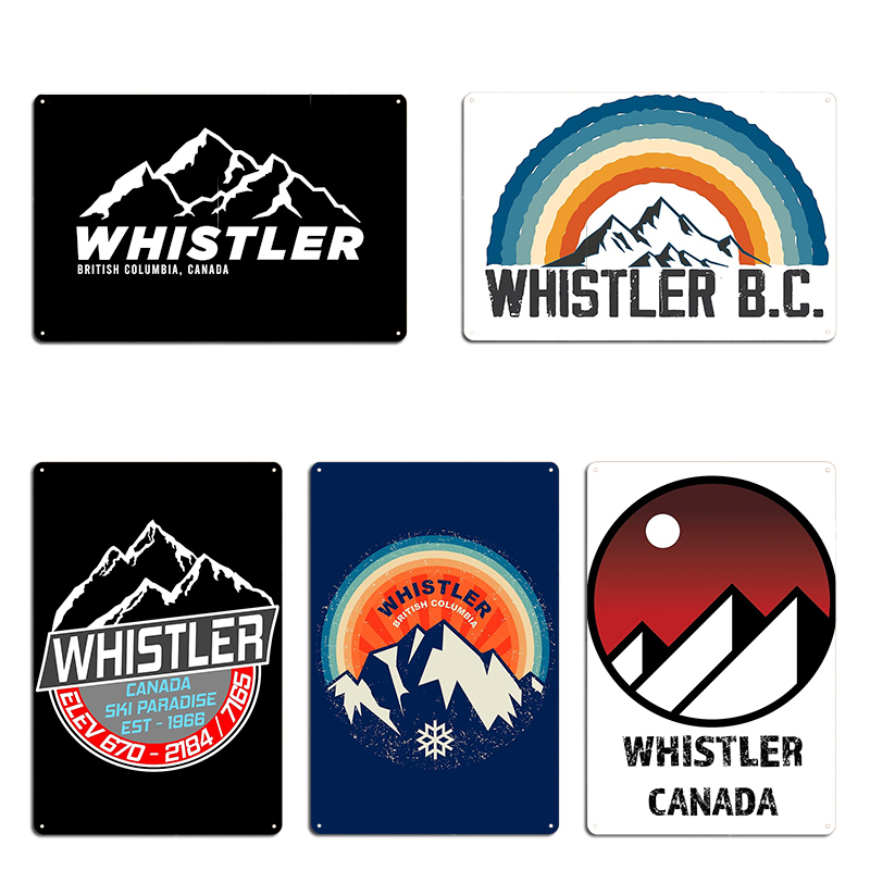 Mountain Biking Europe - Retro Ski Whistler B.C Canada Ski