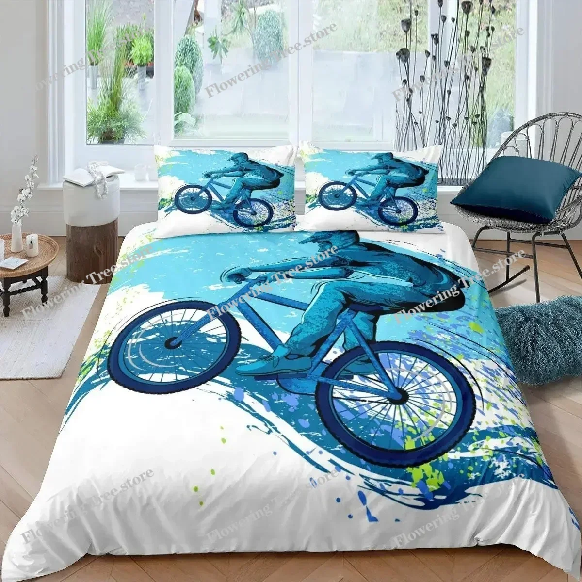 Parure de lit pour vélo en mic - Mountain Biking Europe avis et prix