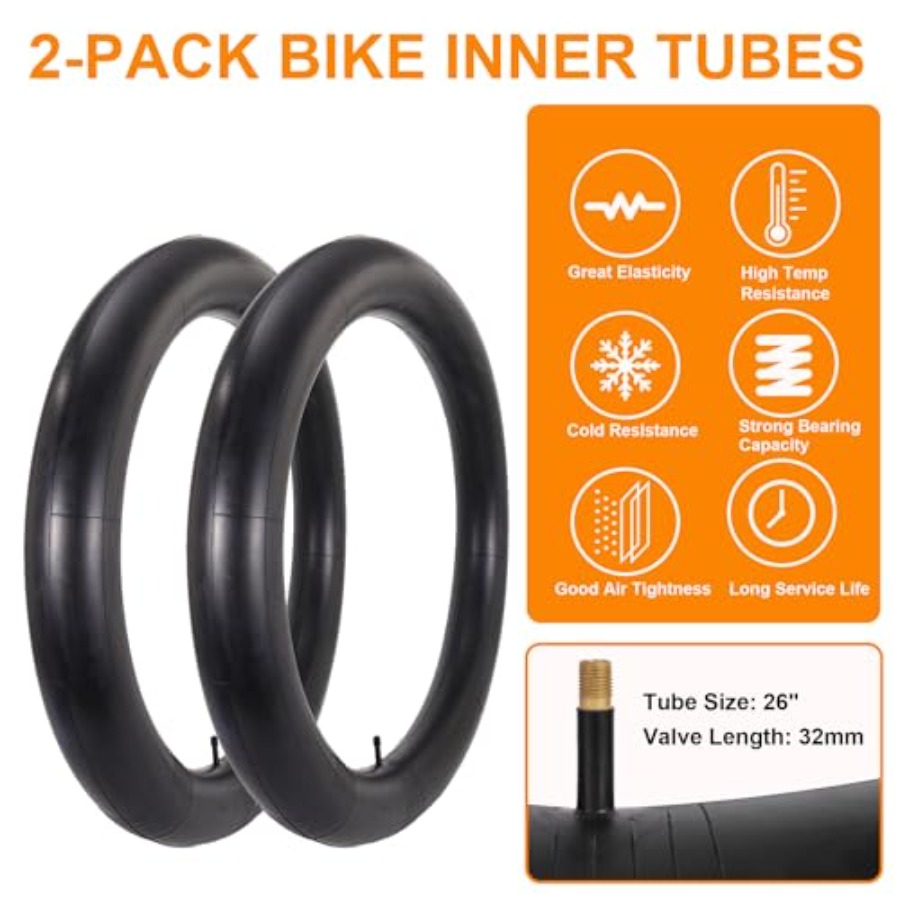 Lot de 2 pneus de vélo tout-te - Mountain Biking Tube avis et prix