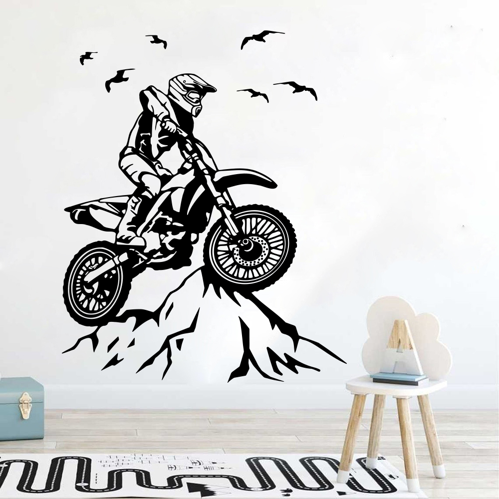 Autocollant mural en vinyle po - Mountain Biking Europe avis et prix